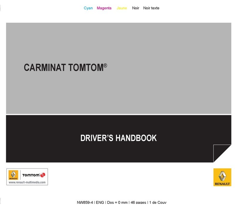 Renault Carminat TomTom User manual