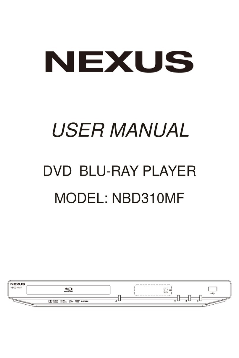 Nexus NBD310MF User manual