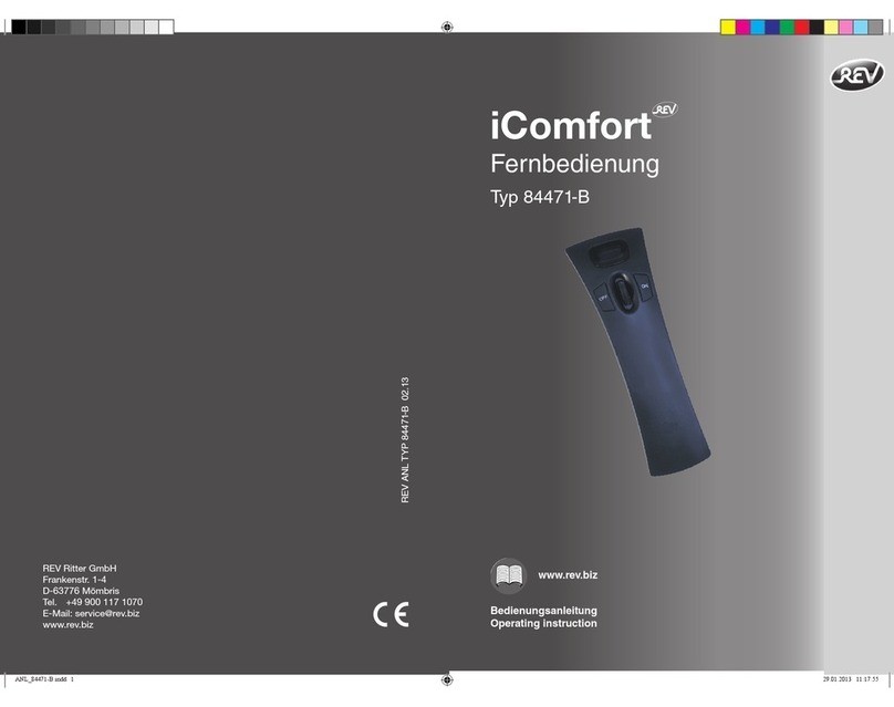 REV iComfort 84471-B User manual