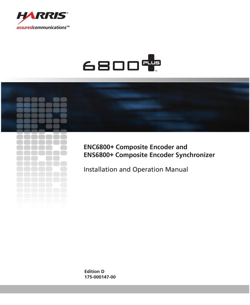 Harris ENC6800+ Installation and operation manual