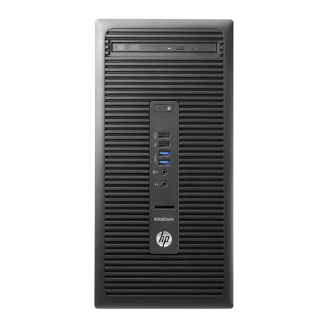 HP ProDesk 400 G3 MT Operating and maintenance manual