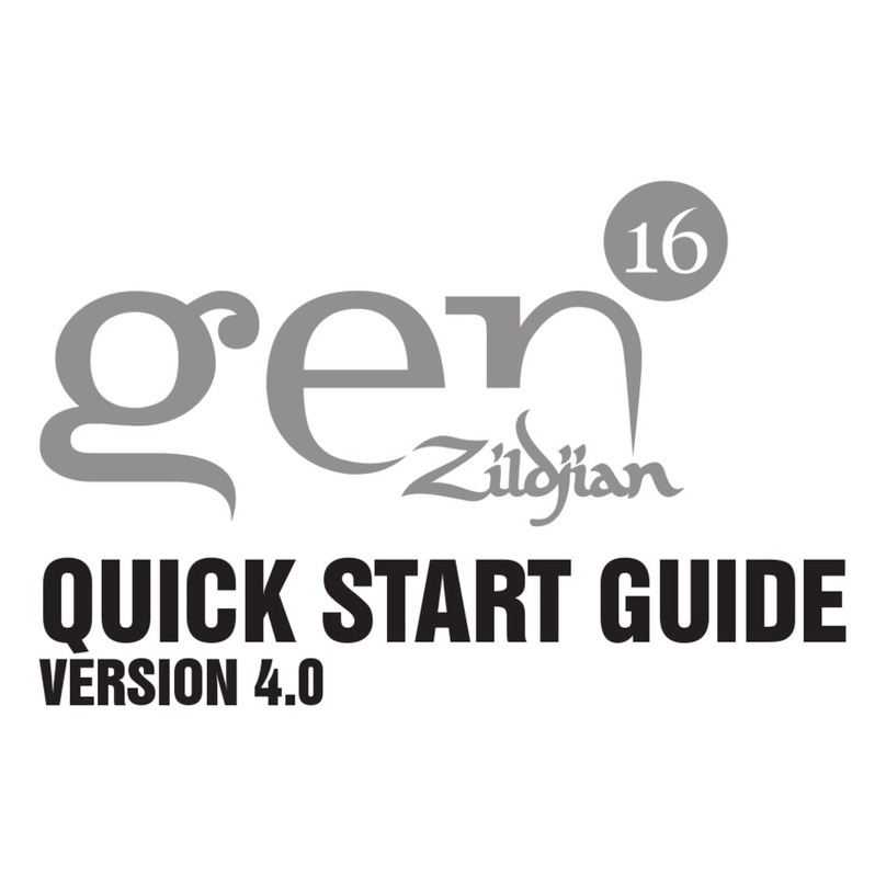 Zildjian Gen16 quick start guide