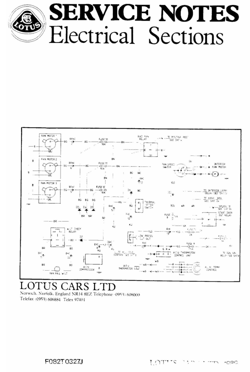 Lotus Elan M100 Operating and maintenance manual Lotus Elan M100 Operating and maintenance manual