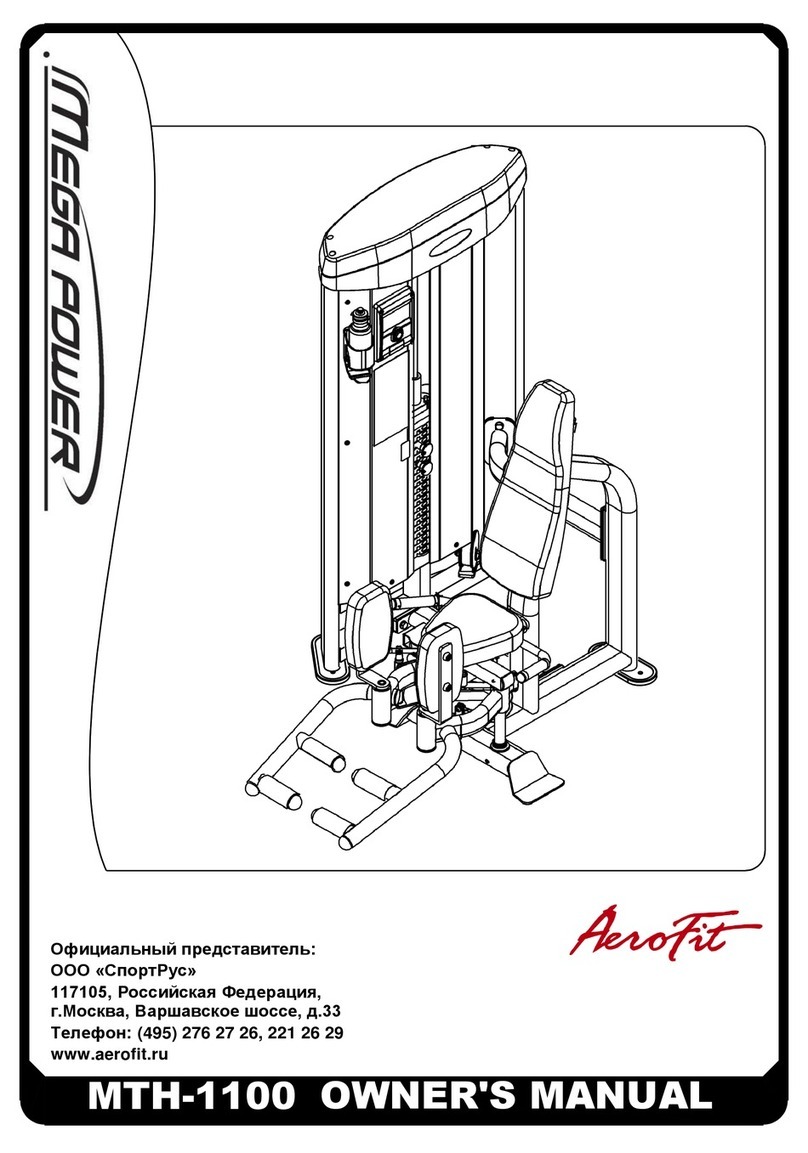 Aerofit Mega Power MTH-1100 owner's manual