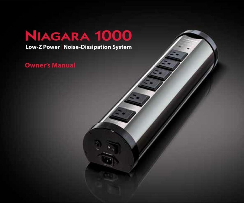 AudioQuest Niagara 1000 owner's manual