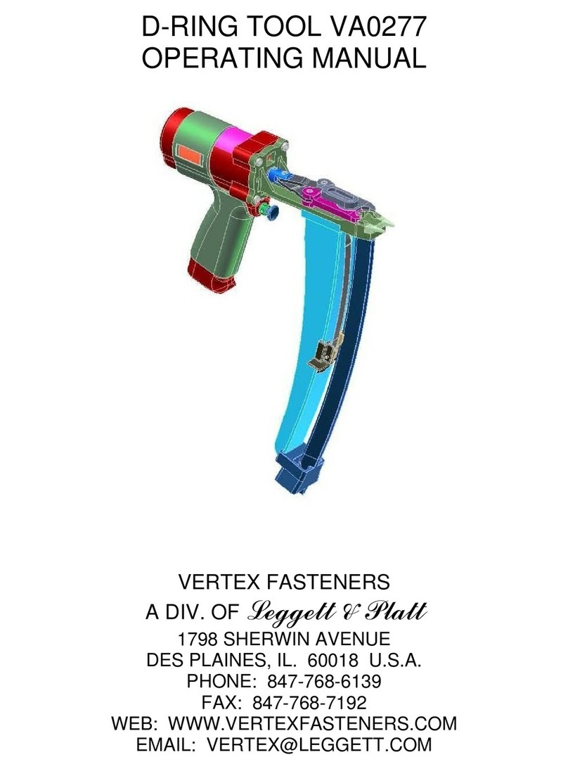 Leggett & Platt Vertex VA0277 operating manual