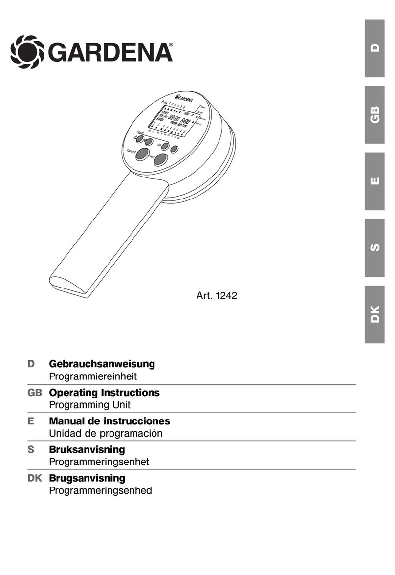 Gardena 1242 operating instructions