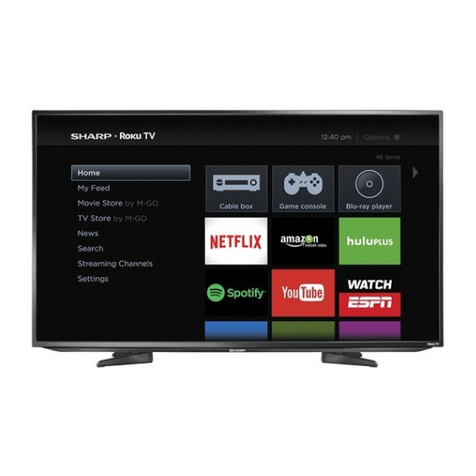 Sharp ROKU LC-43LB371U User manual Sharp ROKU LC-43LB371U User manual