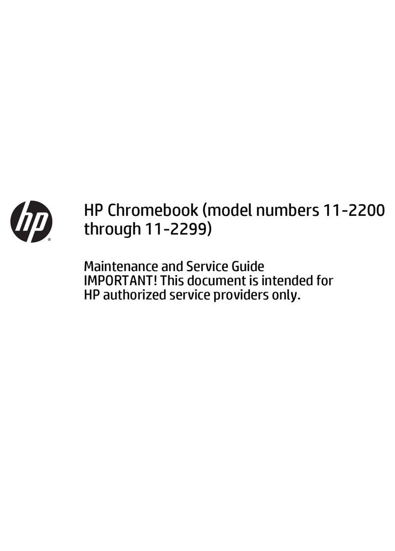 HP Chromebook 11-2200 Manual