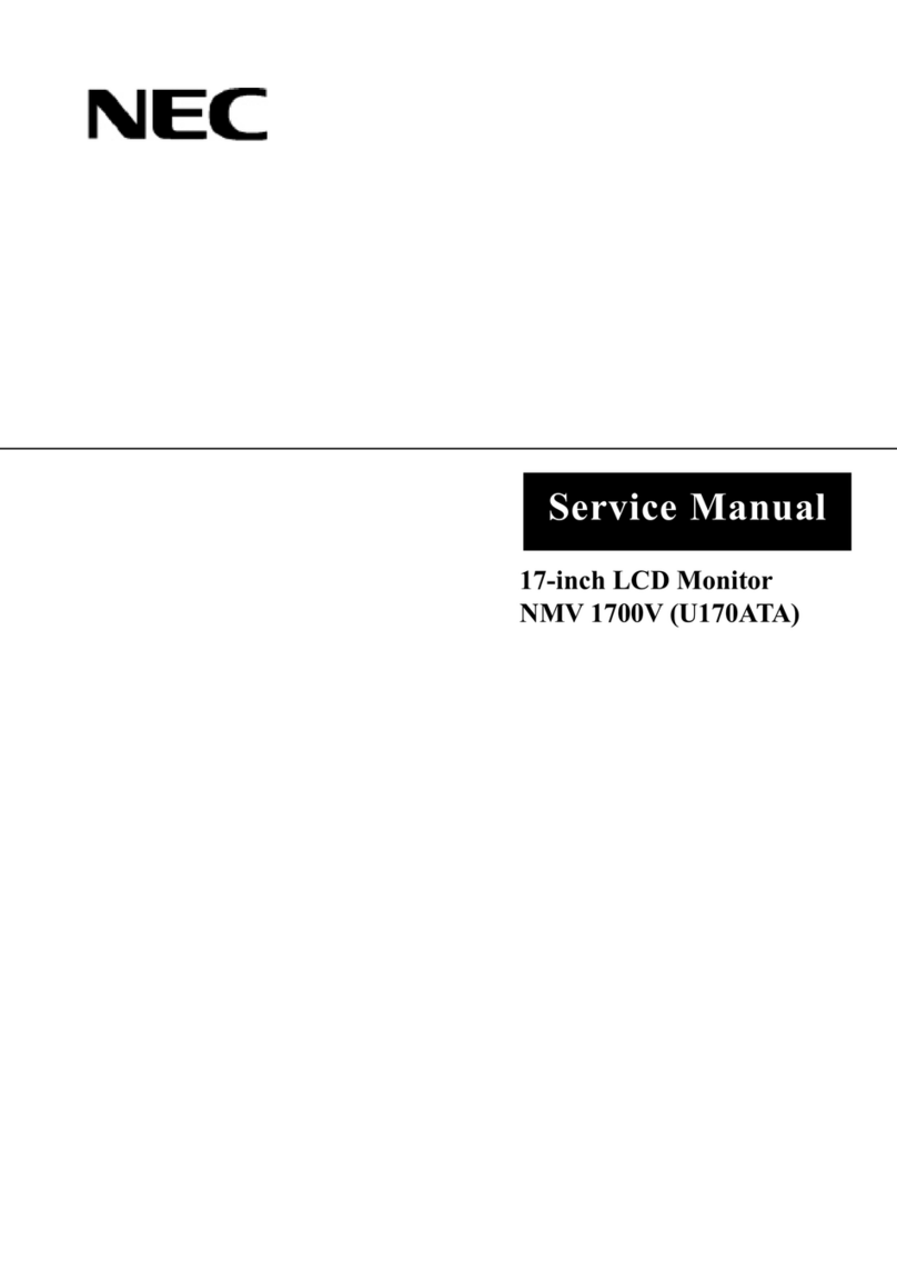 NEC NMV 1700V User manual