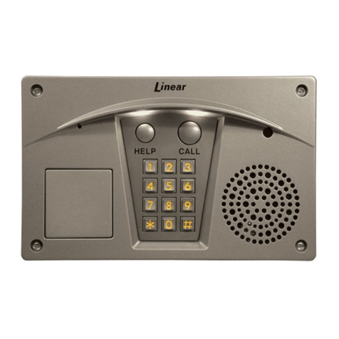 Linear Access RE-2 Installation, programming and operation instructions