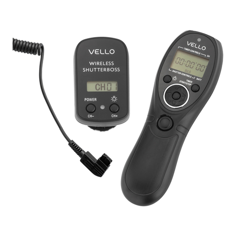 Vello shutterboss User manual