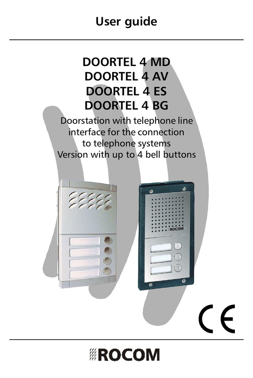 Rocom DOORTEL 4 MD user guide