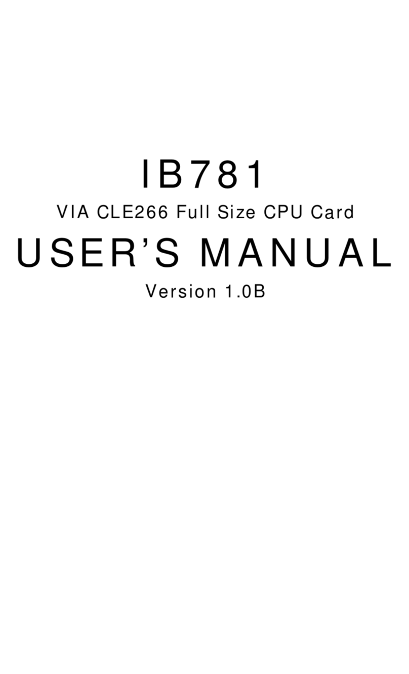 VIA Technologies IB781 user manual