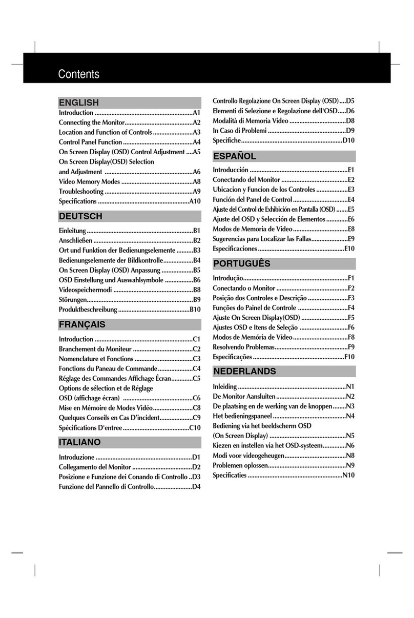 LG FLATRON LCD 680LE User manual