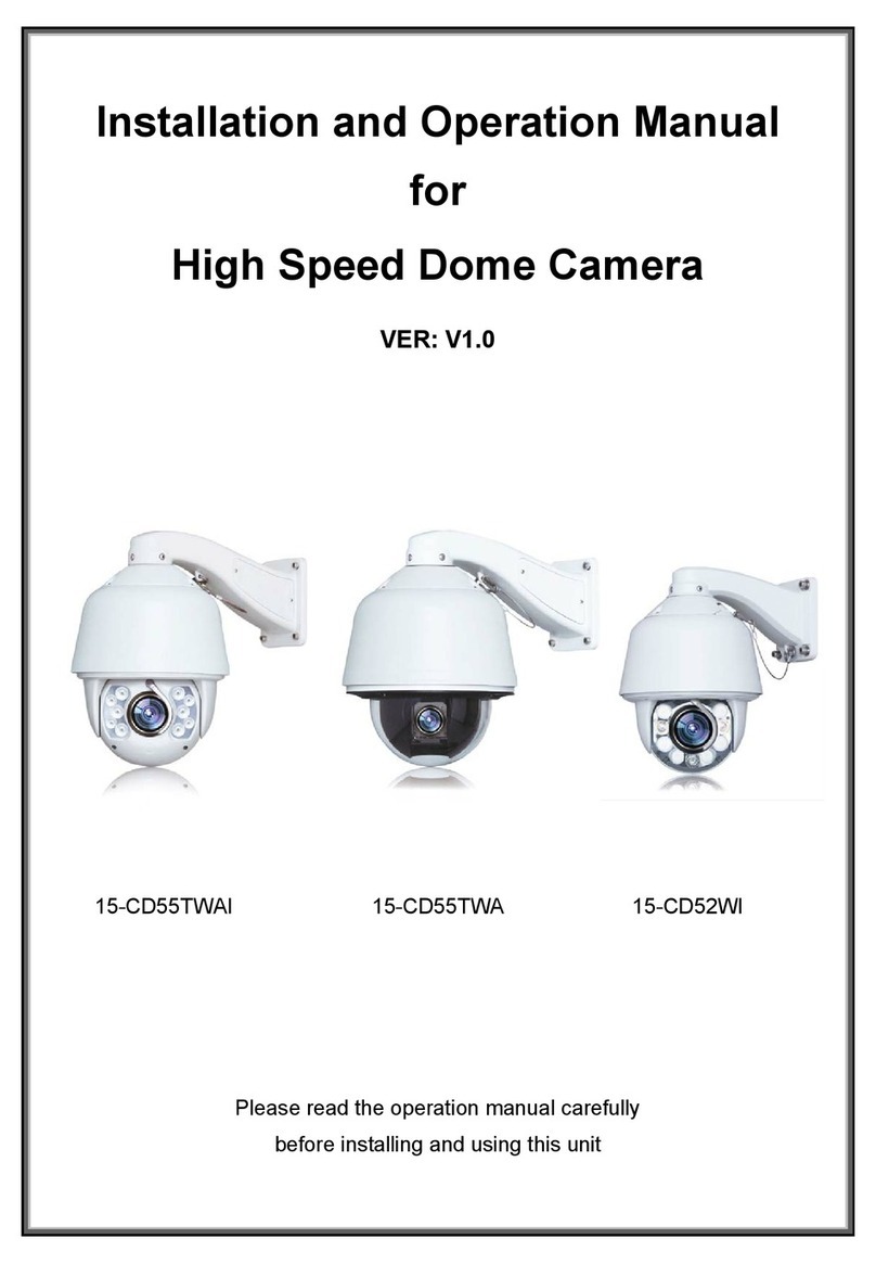 COP Security 15-CD55TWAI Installation and operation manual