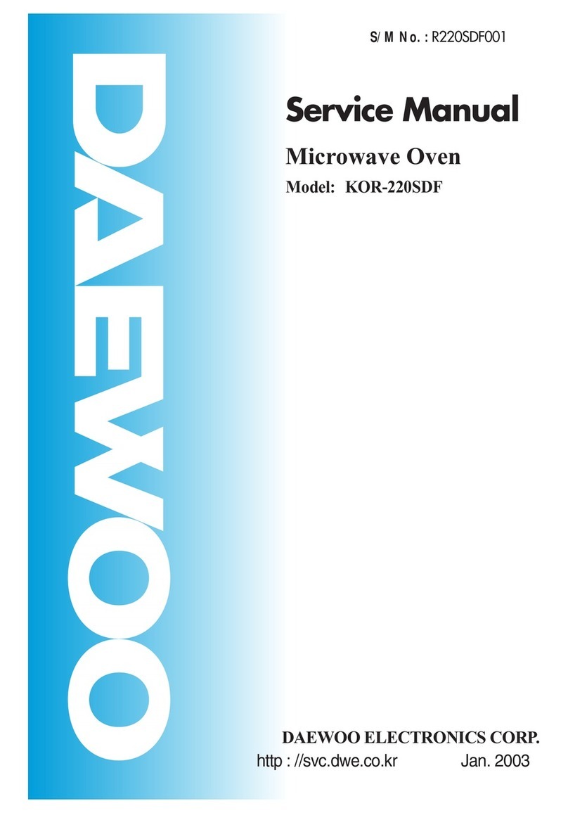Daewoo KOR-220SDF User manual