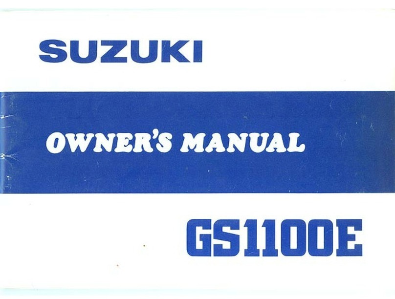 Suzuki GS1100E User manual Suzuki GS1100E User manual