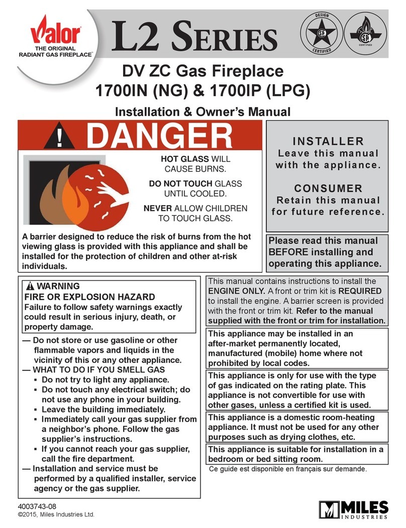 Valor L2 SERIES Operating instructions