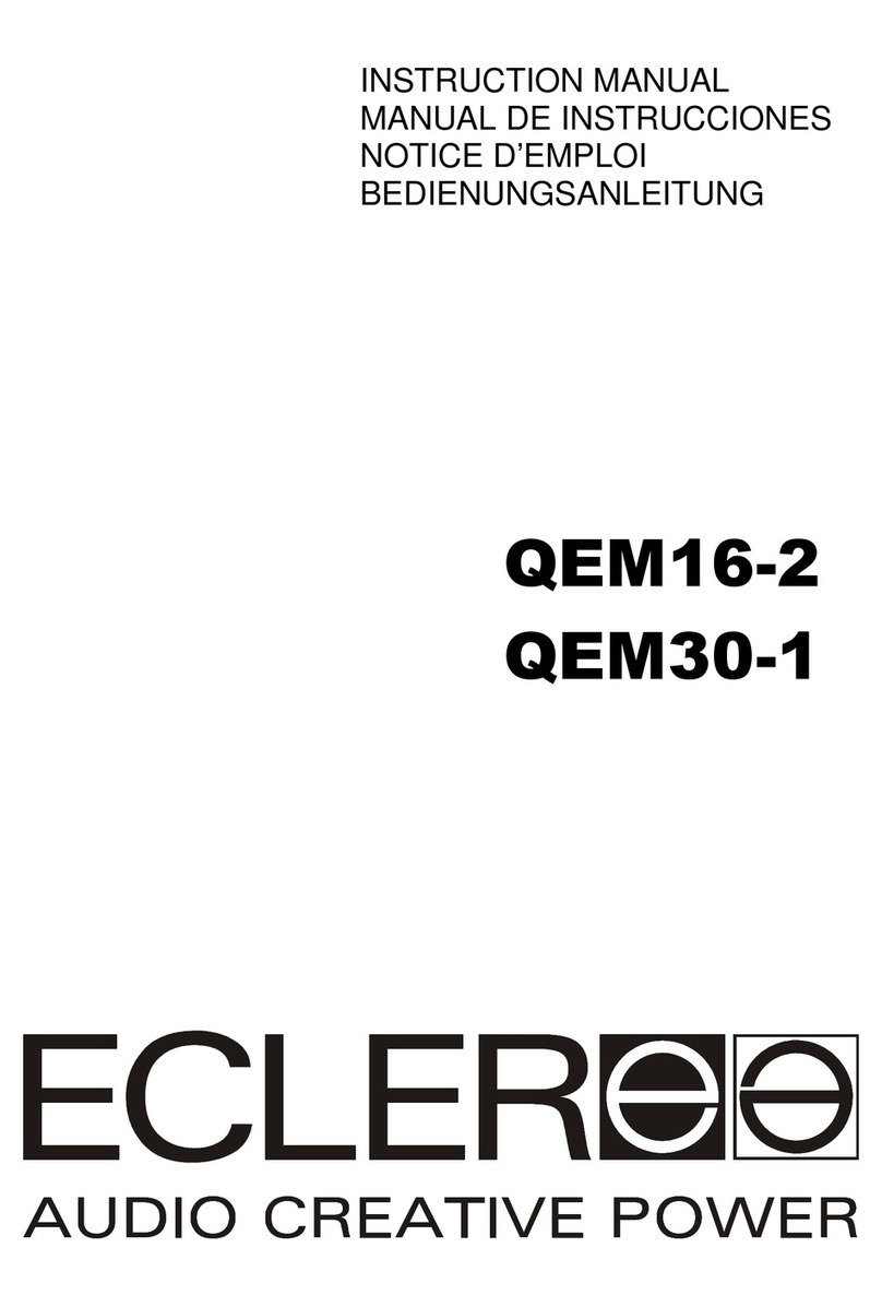 Ecler QEM16-2 User manual