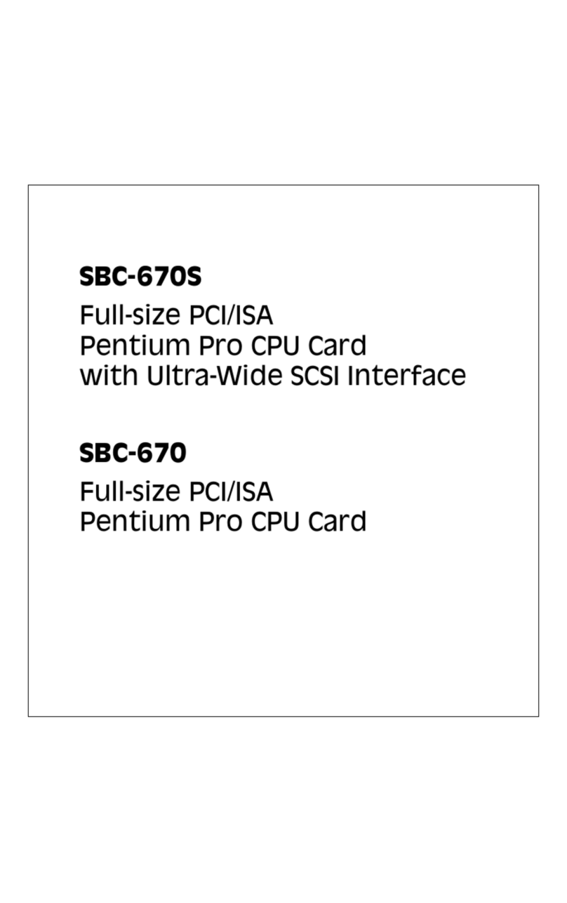Aaeon SBC-670S User manual Aaeon SBC-670S User manual