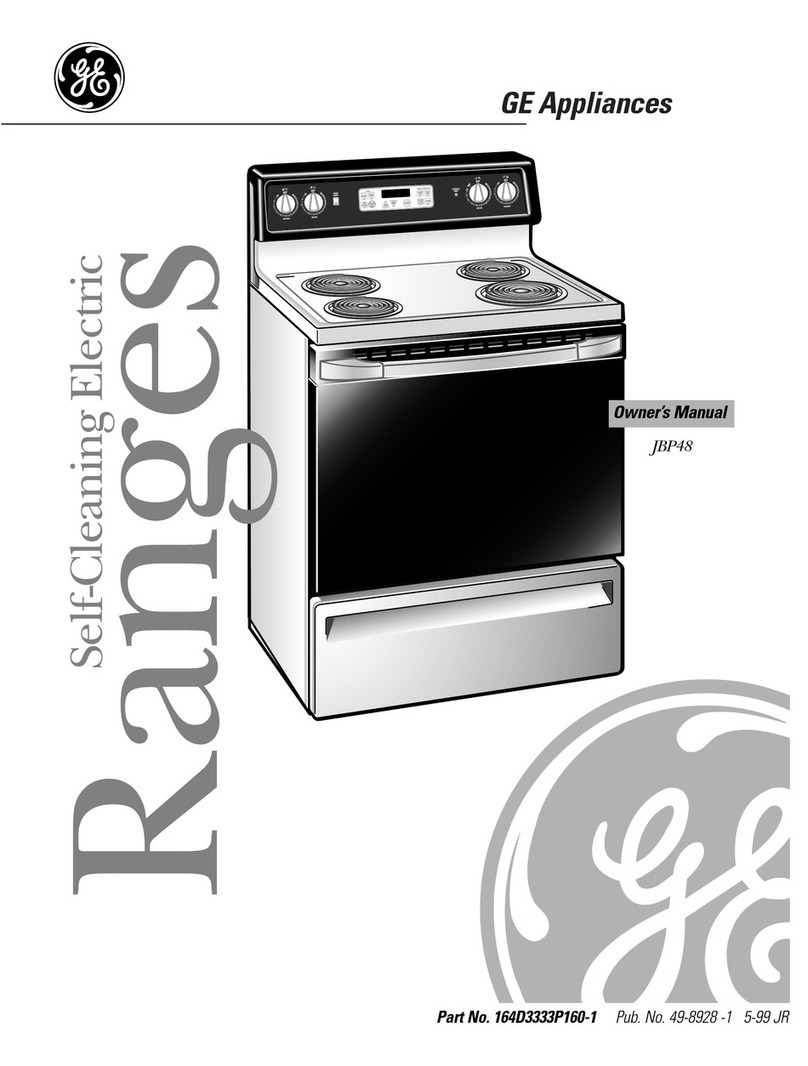 GE JBP48 User manual