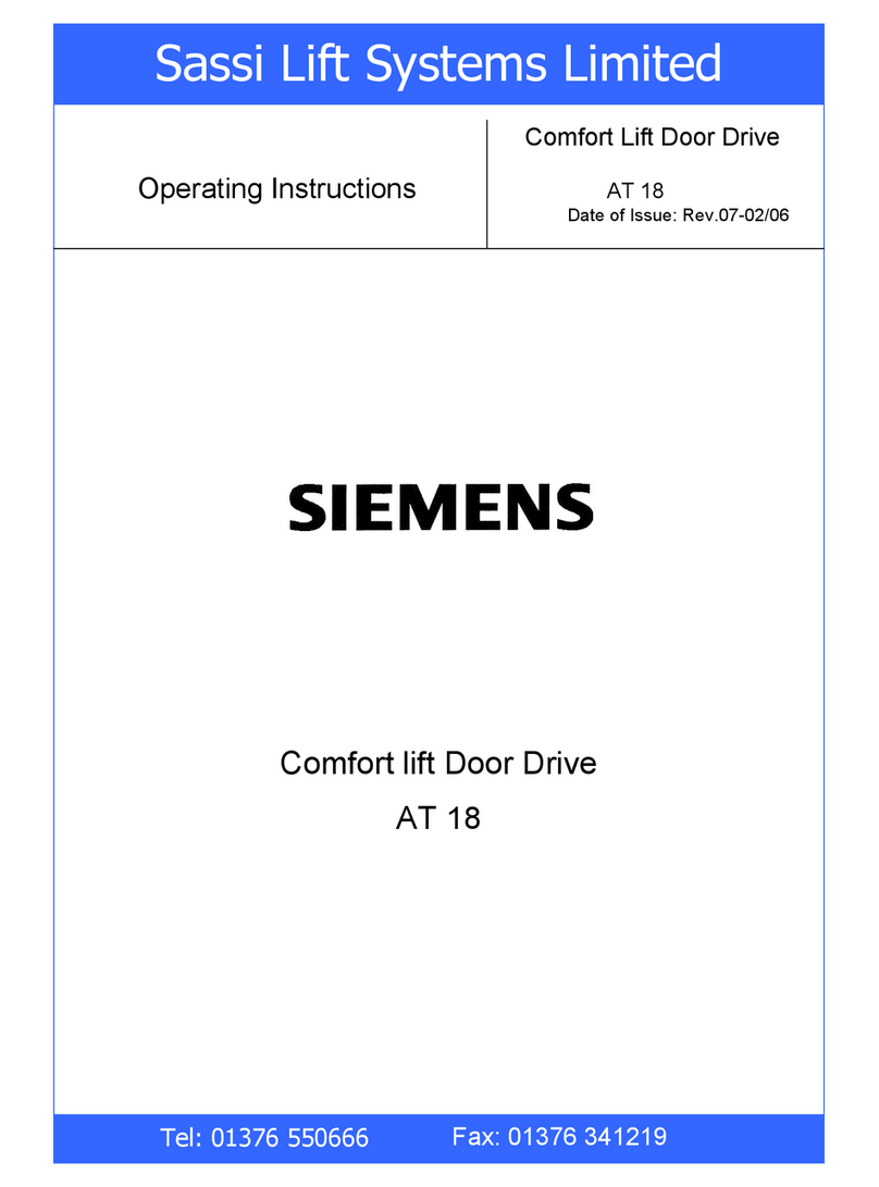 Siemens SIDOOR AT18 operating instructions