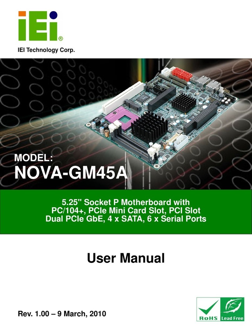 IEI Technology NOVA-GM45A User manual