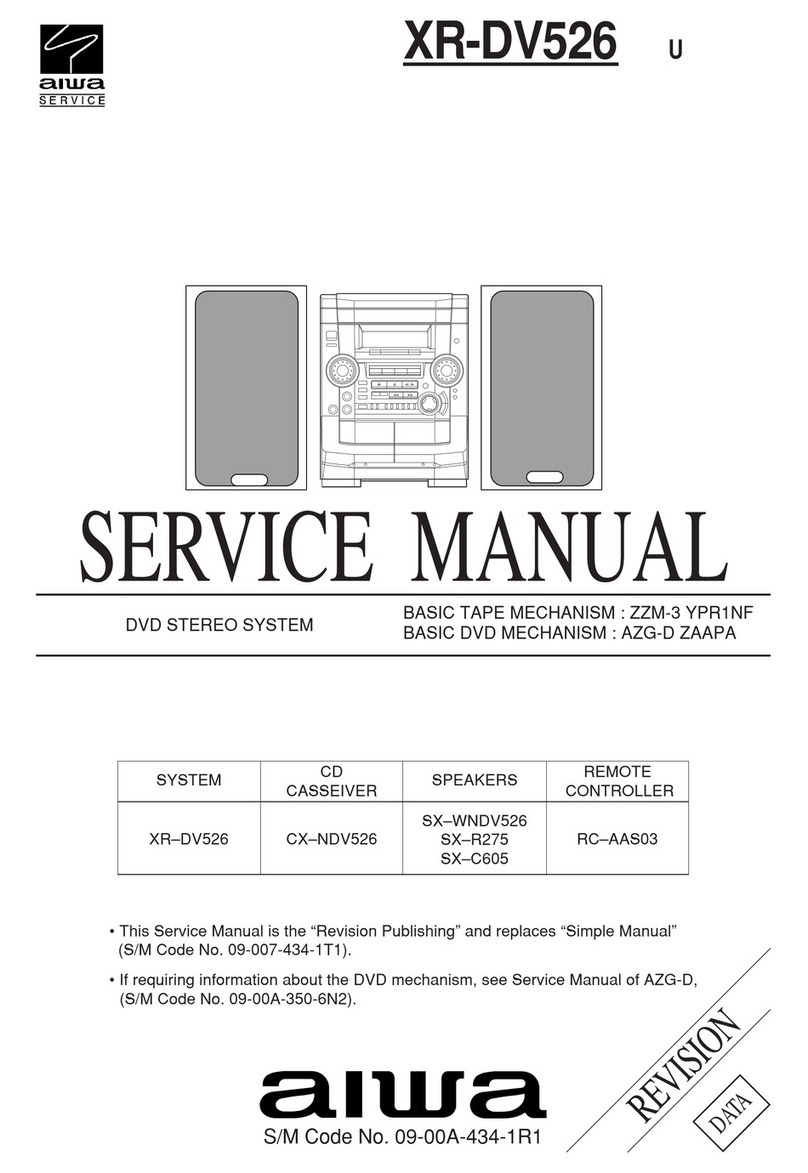 Aiwa XR-DV526 User manual