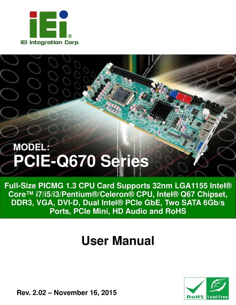 IEI Technology PCIE-Q670-DVI-R10 User manual IEI Technology PCIE-Q670-DVI-R10 User manual