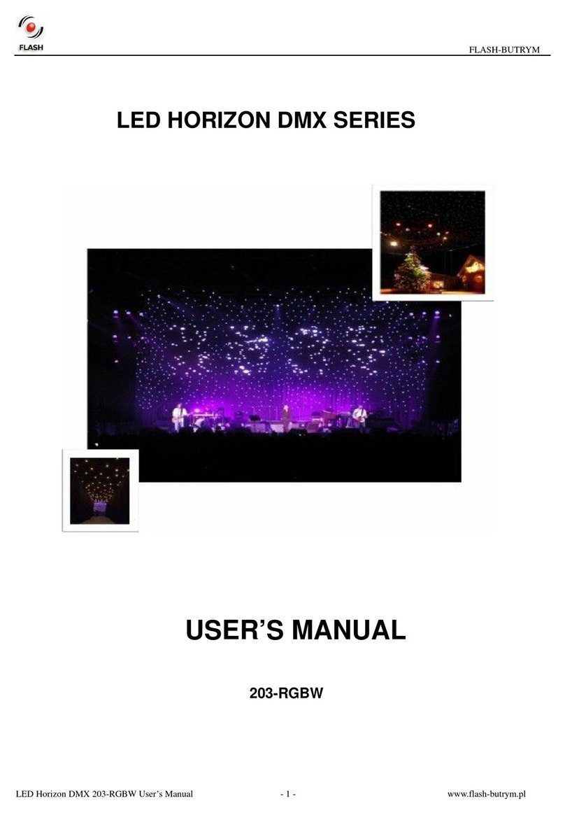 LED Horizon DMX 203-RGBW user manual