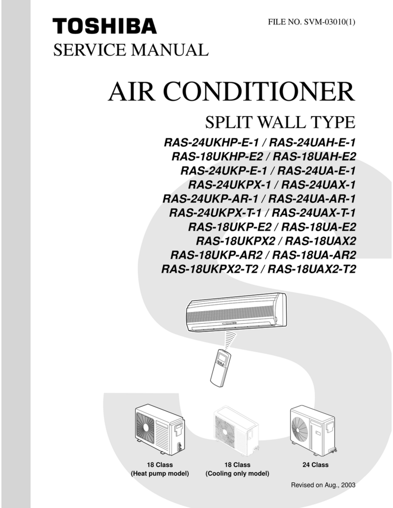 Toshiba RAS-24UAH-E-1 User manual Toshiba RAS-24UAH-E-1 User manual