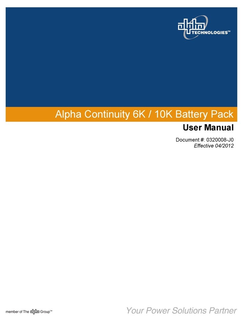 Alpha Technologies Alpha Continuity 6K user manual
