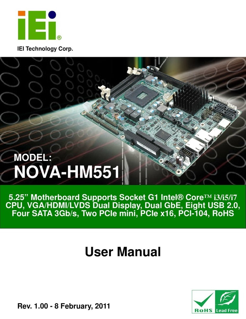 IEI Technology NOVA-HM551 User manual