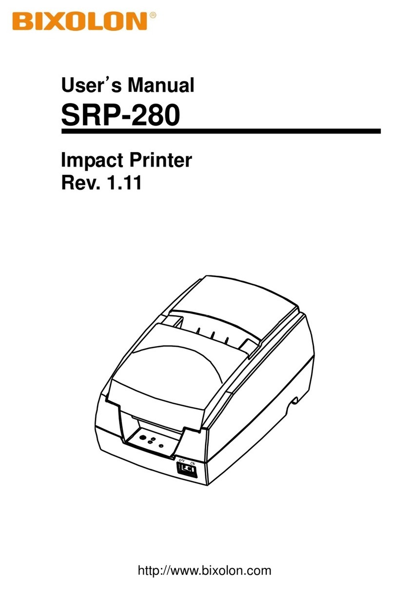 BIXOLON SRP-280C User manual