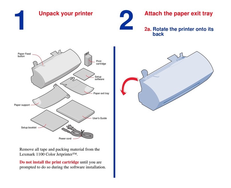 Lexmark 1100 - W 840 B/W Laser Printer User manual