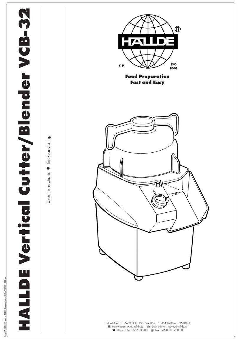 Hallde VCB-32 User manual