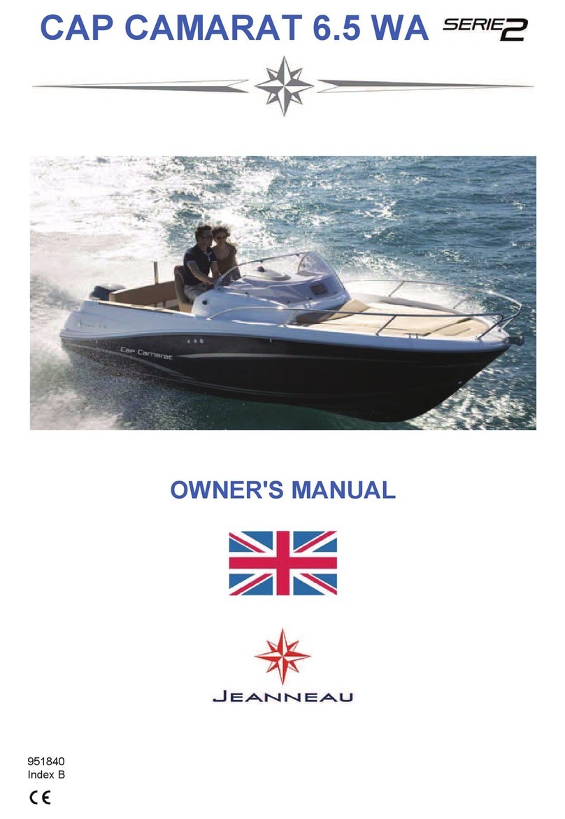 Jeanneau CAP CAMARAT 6.5 WA owner's manual