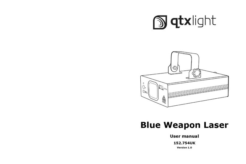 QTX Light Blue Weapon Laser user manual
