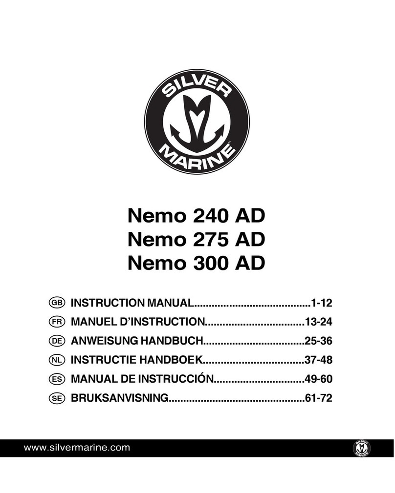 Silver Marine Nemo 240 AD instruction manual