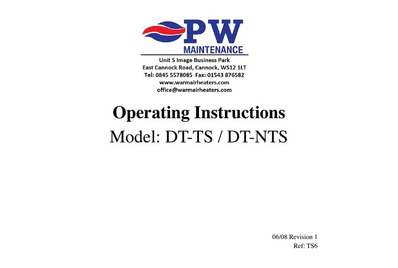 PW maintenance DT-TS operating instructions