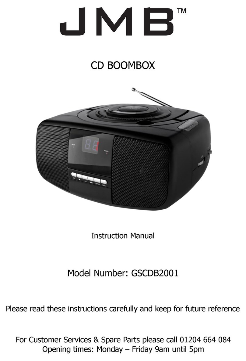 JMB GSCDB2001 User manual