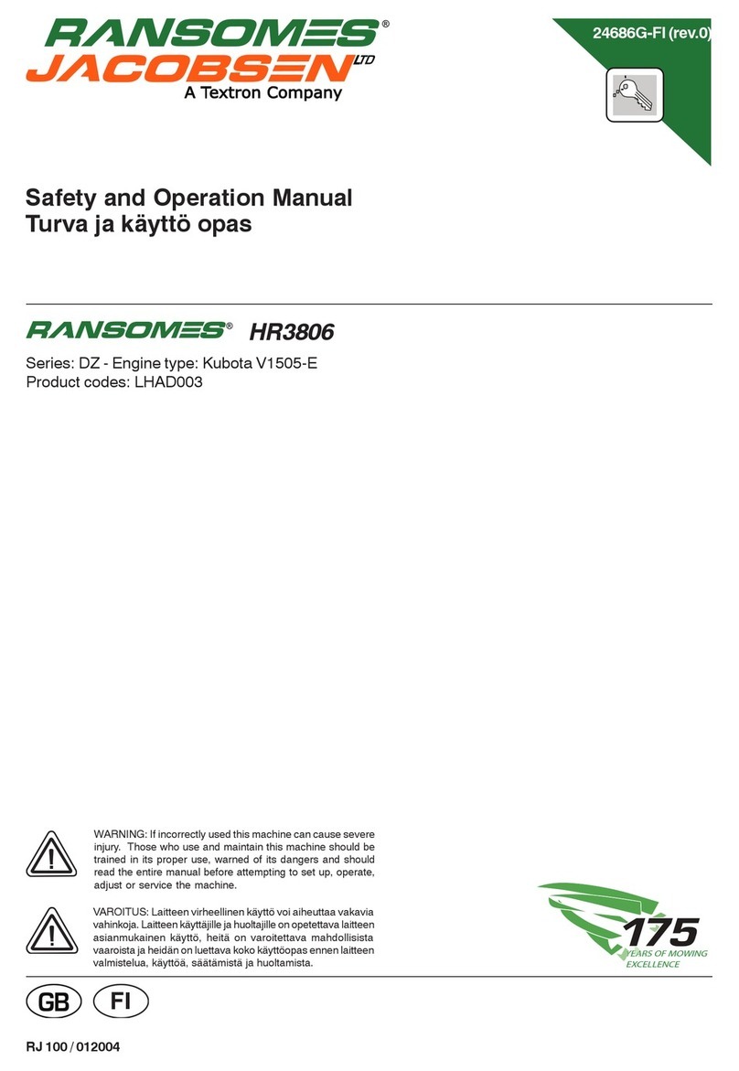 Jacobsen ransomes hr3806 Guide