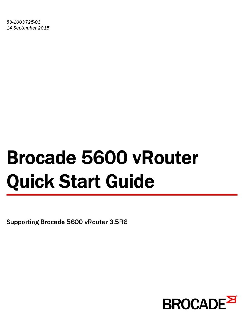 Brocade Communications Systems 5600 vRouter quick start guide Brocade Communications Systems 5600 vRouter quick start guide