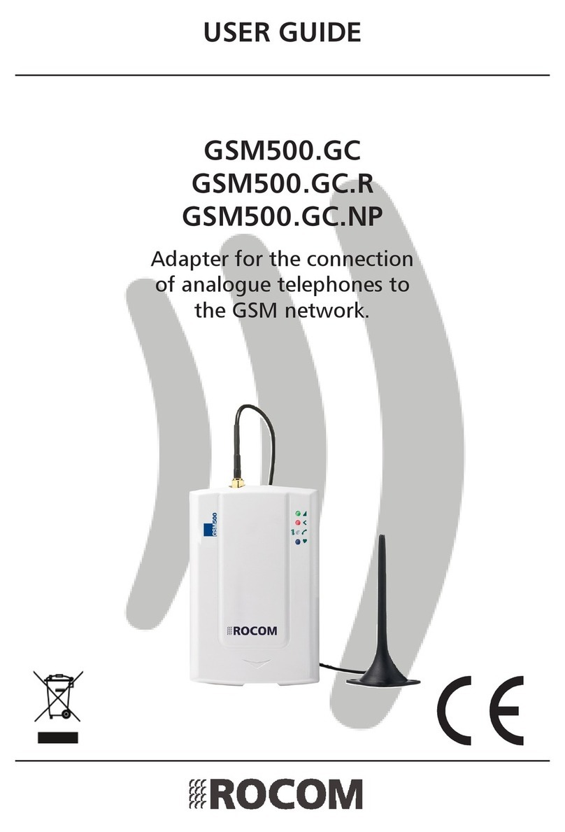 Rocom GSM500.GC User manual