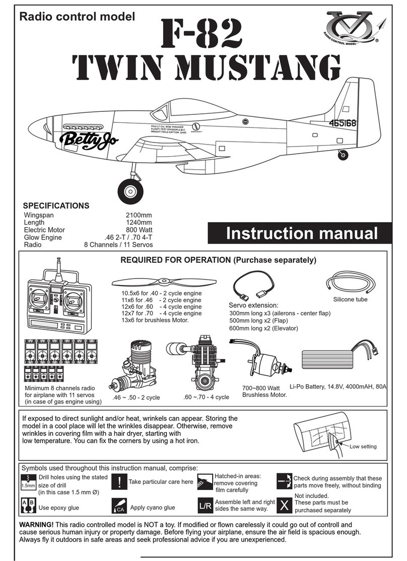 VQ Model F-82 TWIN MUSTANG User manual