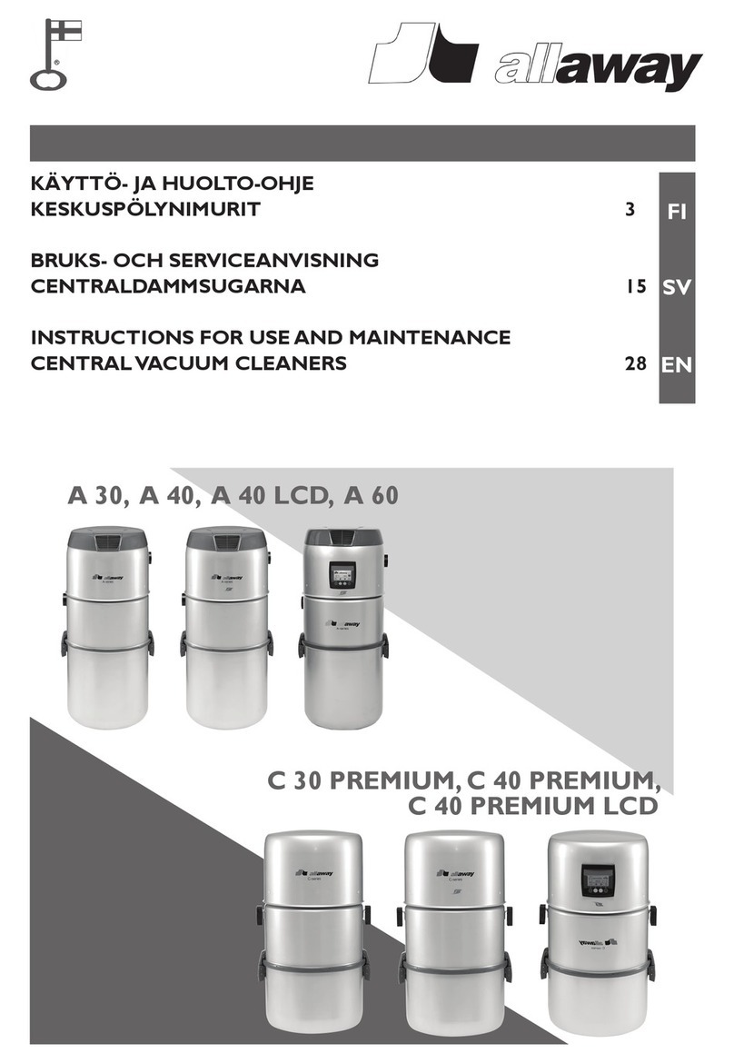Allaway A 30 Instructions for use and maintenance