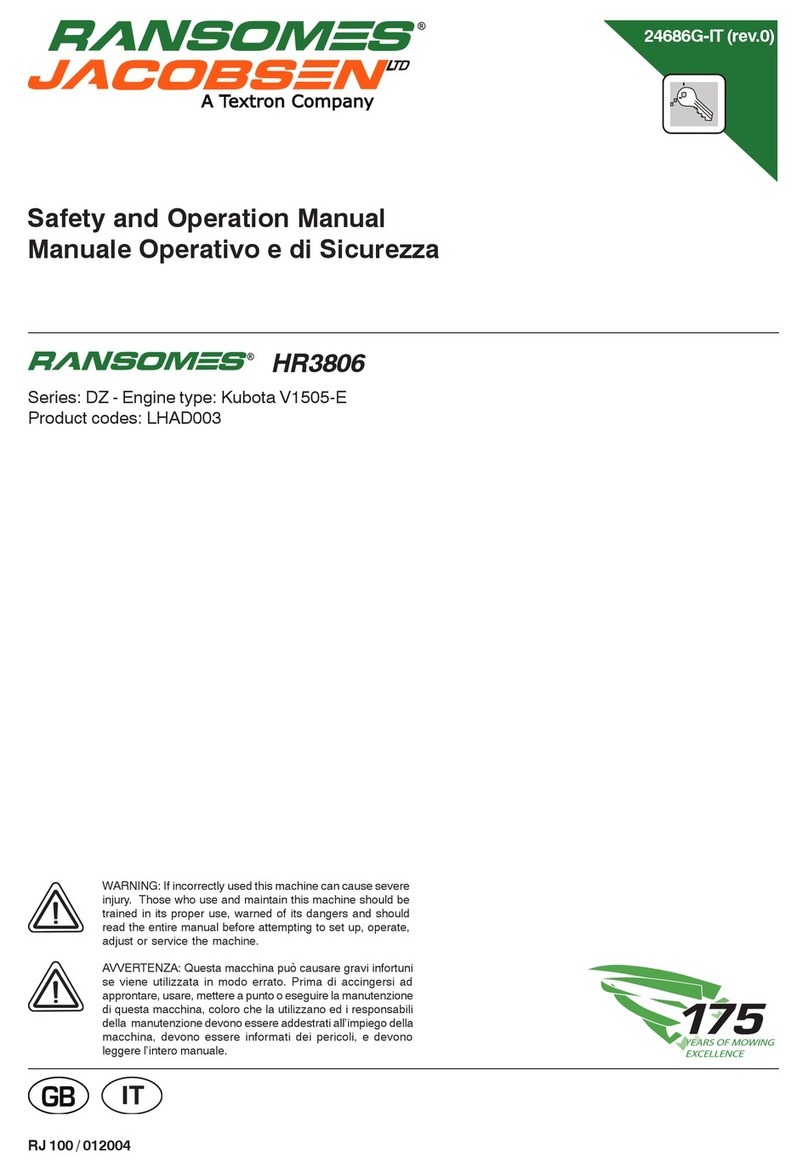 Jacobsen ransomes hr3806 Guide