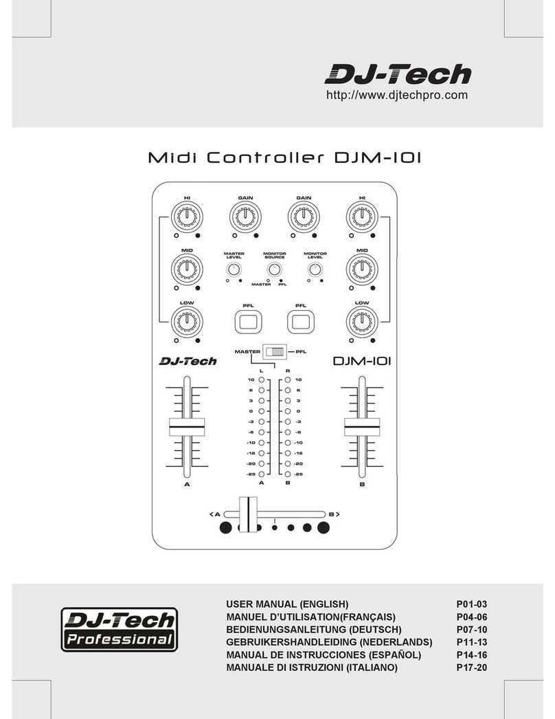 DJ-Tech DJM-101 user manual