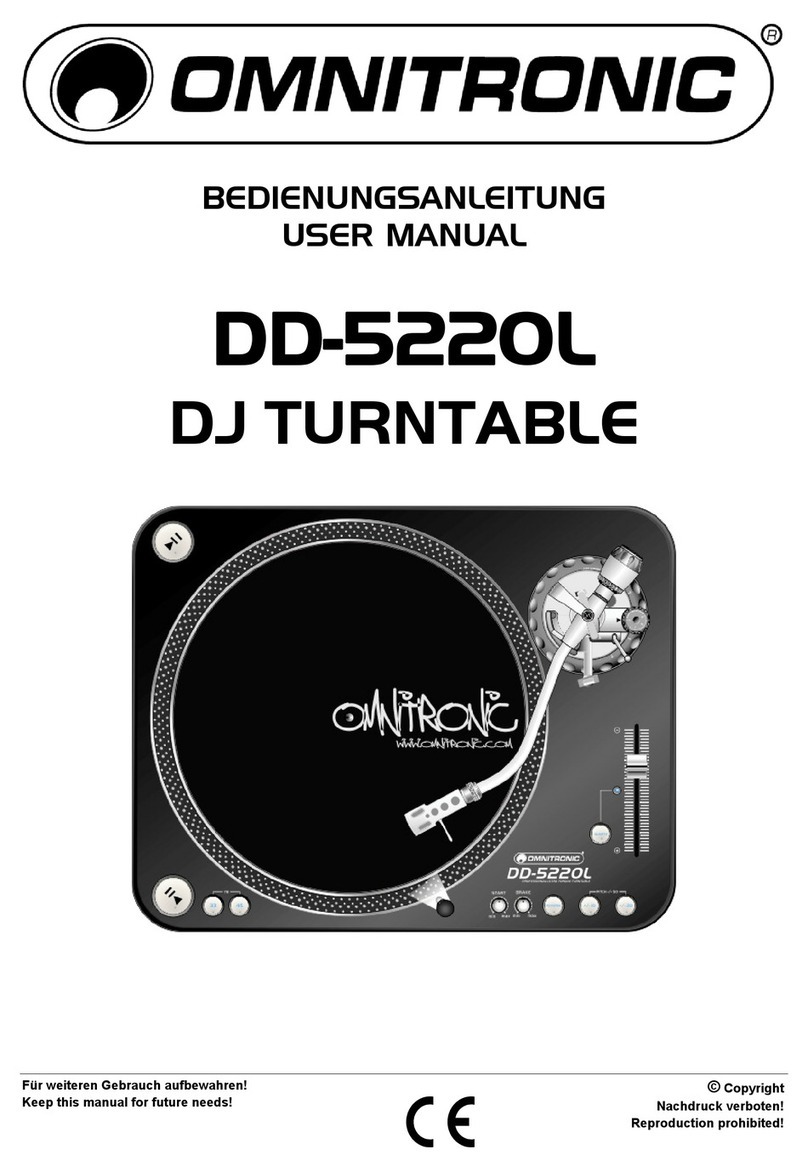 Omnitronic DD-5220L User manual